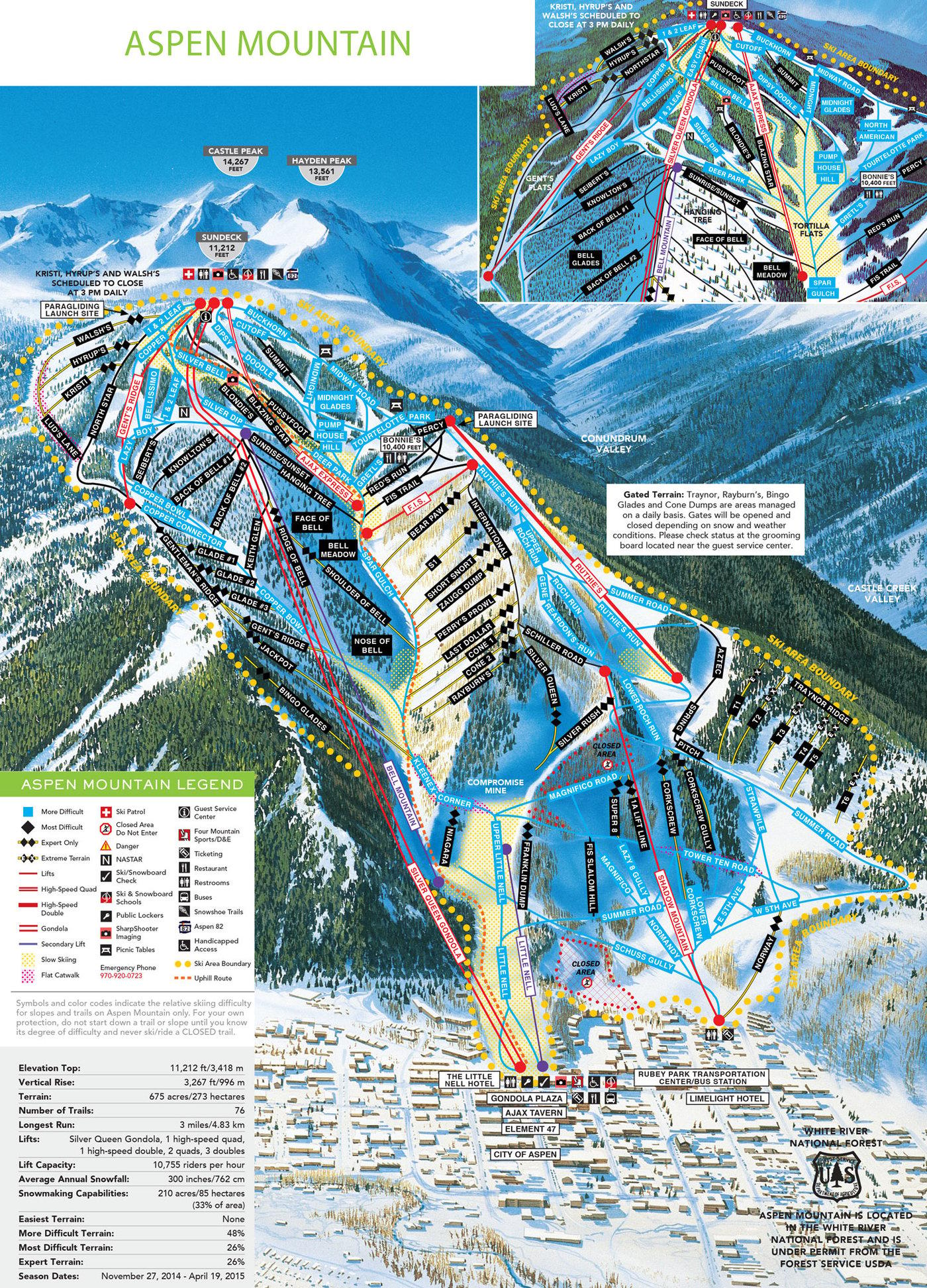 Aspen Trail Map