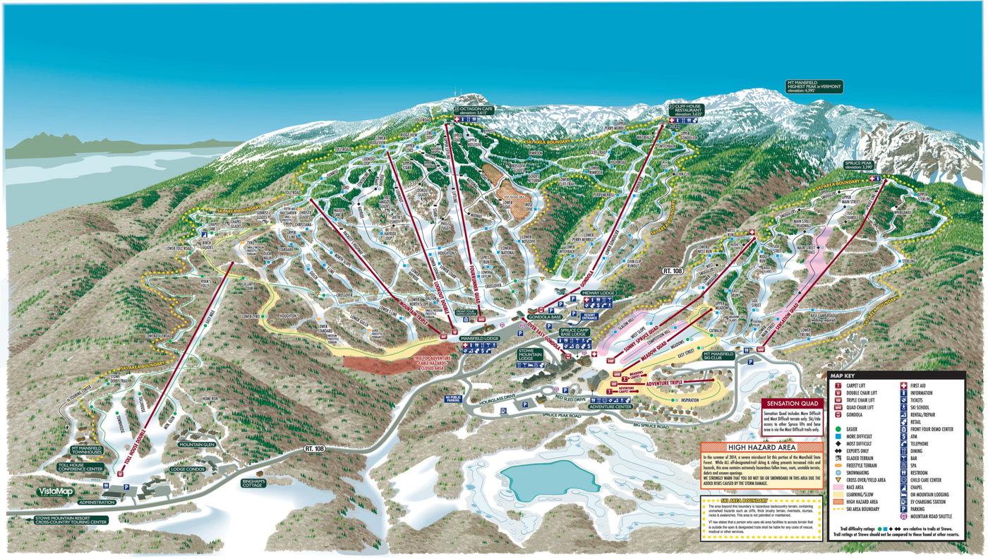 Stowe Trail Map